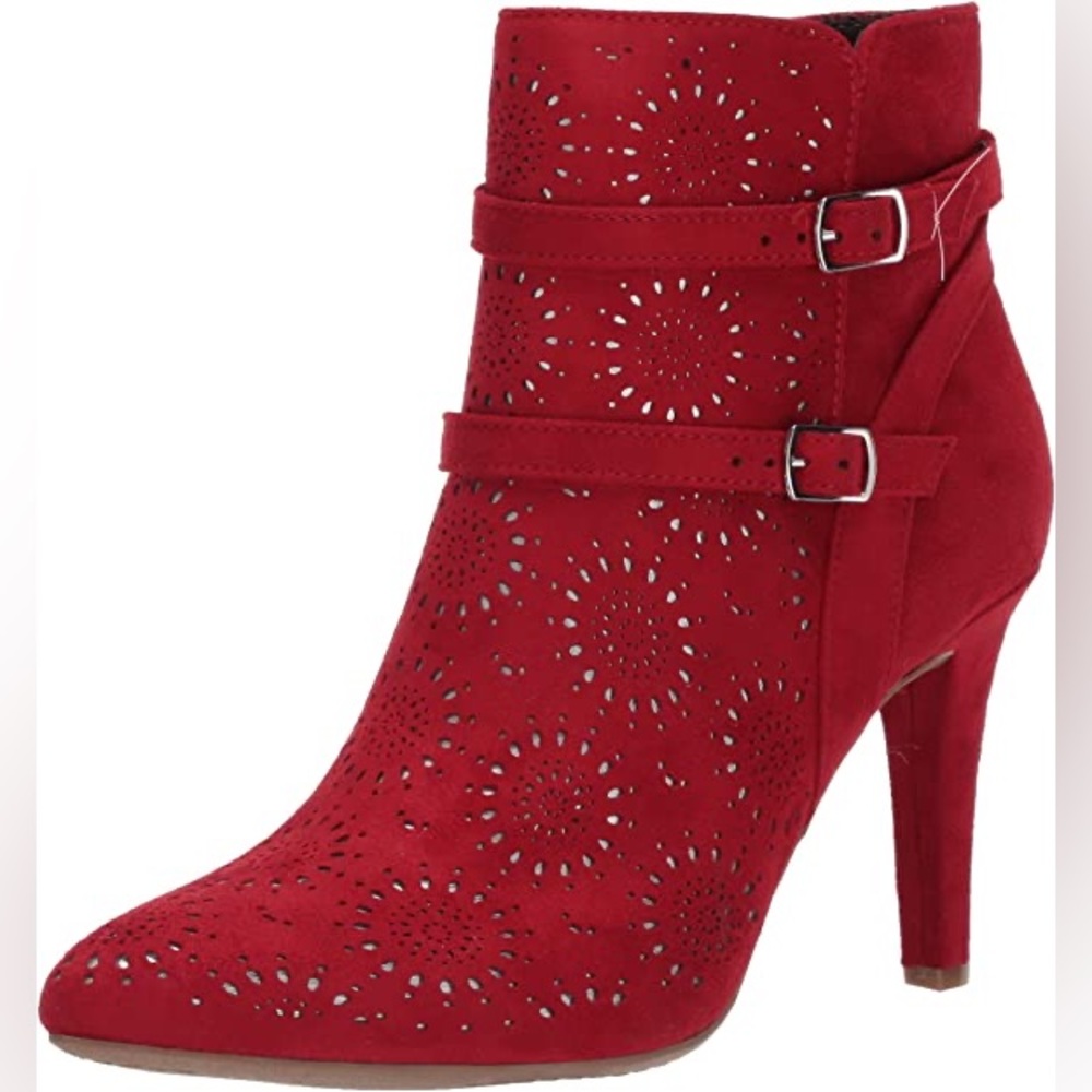 🎉2xHP - Mid-Week Refresh🎉 Rialto Carma Fashion Boot Red/suede the Size 6.5